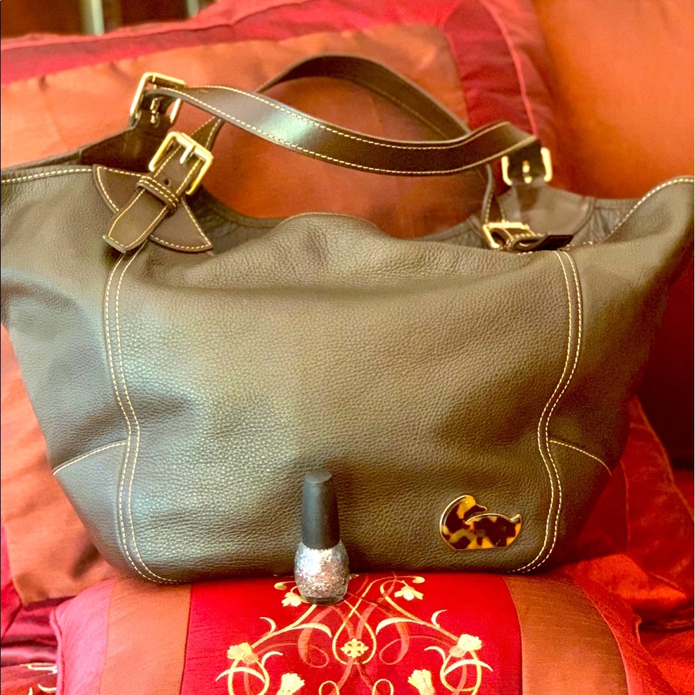 DOONEY & BOURKE LARGE BROWN BAG: MINT CONDITION